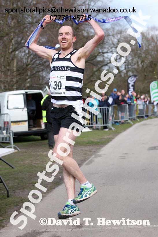 Senior mens English National 12 Stage Road Relay, 2016 English National 12 and 6 Stage Road Relays, Sutton Coldfield, Birmingham. Photo: David T. Hewitson/Sports for All Pics